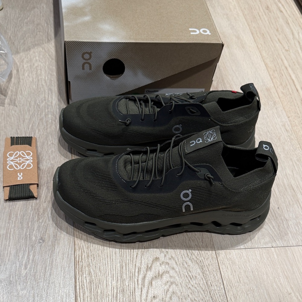 Loewe Men's Dark Green Sneakers